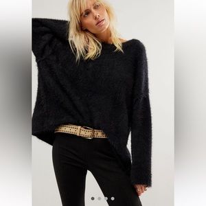 Free People Harrison Bunny Crew Sweater